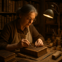 Image for: the hidden art of book restoration and conservation